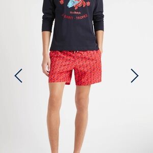 COPY - Men's Red Star Pattern Swim Shorts